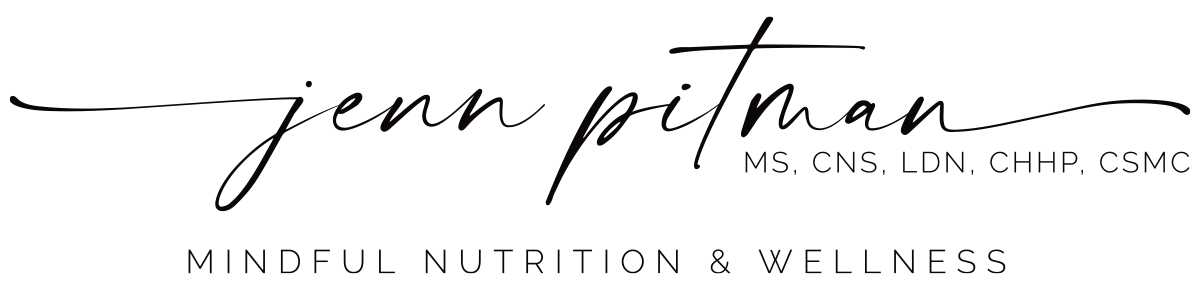 Jenn Pitman, MS, CNS, LDN, CHHP, CSMC Logo